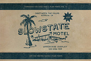 Slowstate | Malibu-inspired display, a Sans Serif Font by Courtney Flannagan Design (Thumbnail 5 of 11)