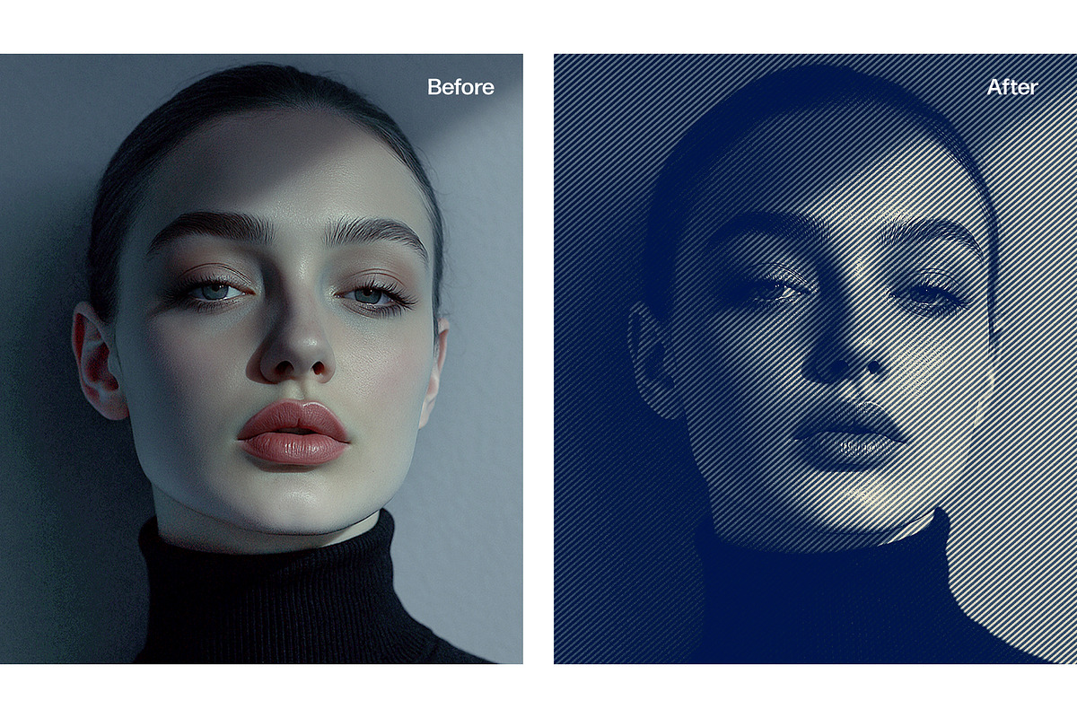 Cyanotype Halftone Duotone, a Layer Style Add-On by DesignerCandies (Photo 2 of 7)