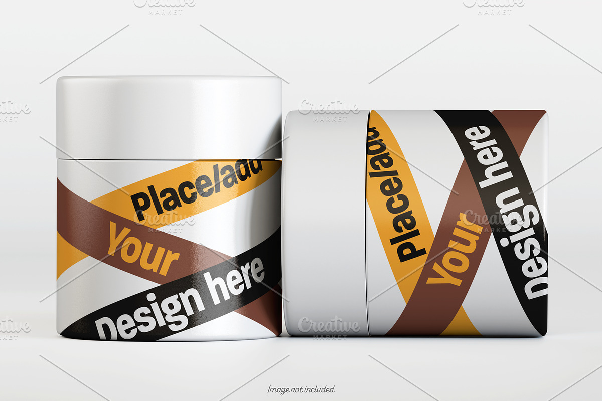 Mini paper tube mockup bundles, a Packaging Mockup by Ambo Ampeng (Photo 17 of 36)