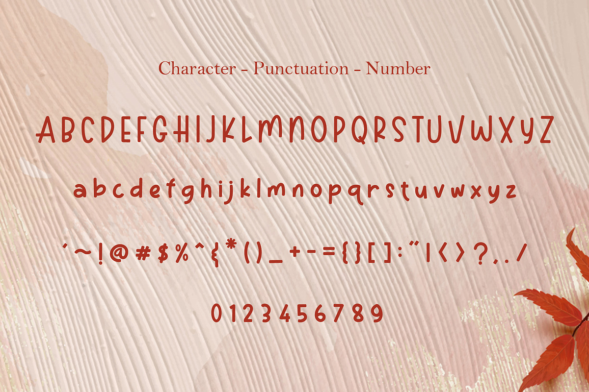 Autumn | Handdrawn Font with Doodles, a Script Font by rulihoki studio (Photo 5 of 8)