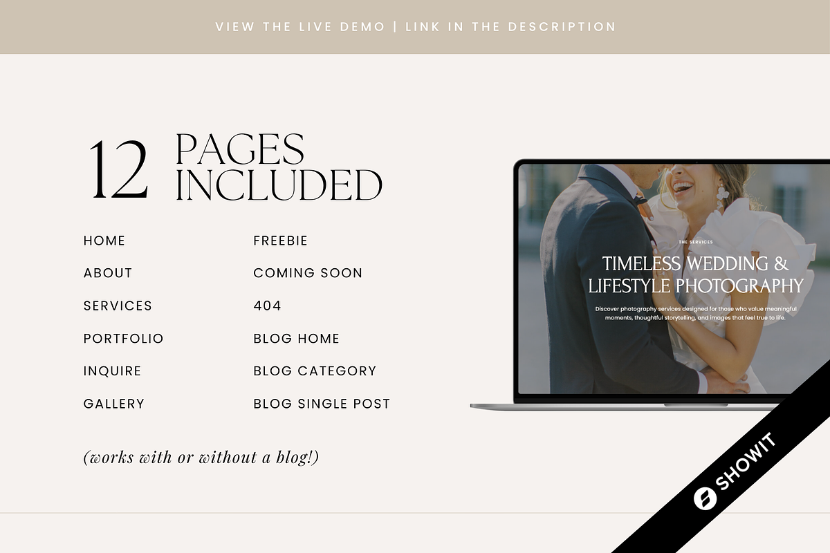 Showit Website Template | Photo, a Websites & App Template by Rosetta Lane Design (Photo 6 of 10)