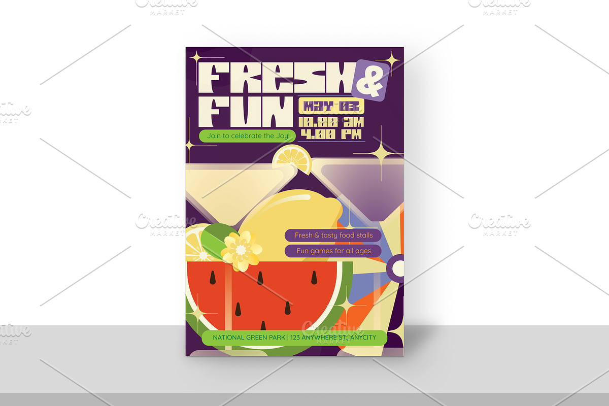 Fresh and Fun - Flyer, a Brochure Template by Izdihaar_Studio (Photo 4 of 4)