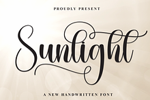 Sunlight | Script Font