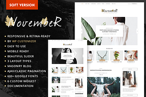 November Soft - Personal Blog Theme