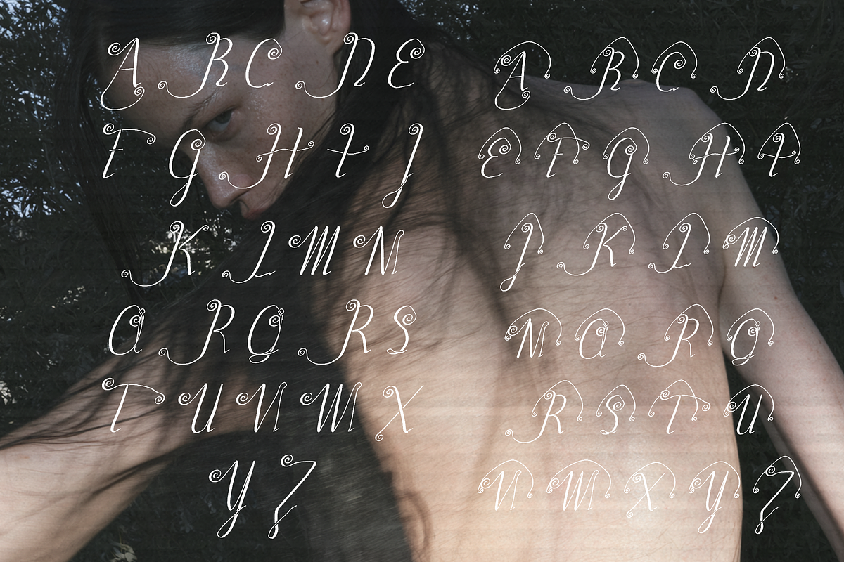 Orrery Orbit - Orbiting Font!, a Handwritten Font by Lilithcollageart (Photo 8 of 10)
