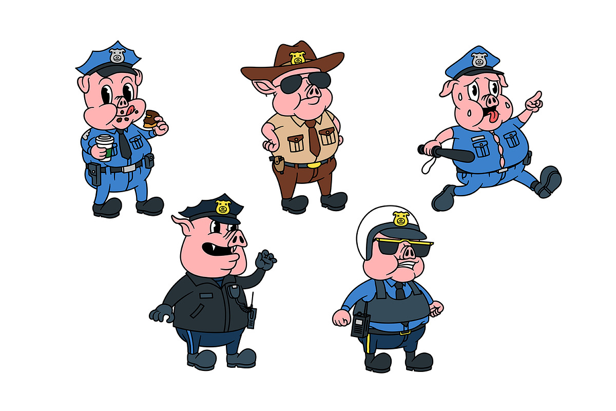 Porky Police Department, an Illustration by The Isian (Photo 3 of 12)