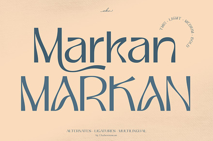 Markan - Display Font, a Sans Serif Font by Ekahermawan
