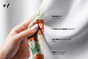 Fabric Mockup with Female Hand, a Household Mockup by GraphicVil (Thumbnail 2 of 9)