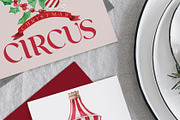 Watercolor Clipart-CHRISTMAS CIRCUS, a Decorative Illustration by Beigetime (Thumbnail 7 of 12)