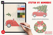 Knit Stitch Brushes for Procreate, a Brush Add-On by Julia Dreams (Thumbnail 3 of 6)