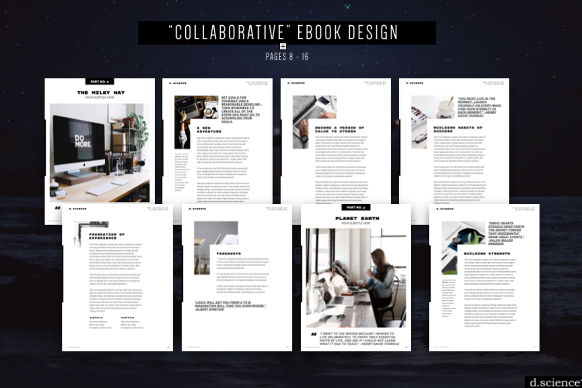 4X Ebook Bundle Templates  | 67% Off, a Magazine Template by Template Monkey @dscience (Photo 8 of 43)