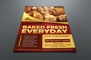 Bakery Flyer Template, a Flyer Template by OWPictures (Thumbnail 2 of 3)