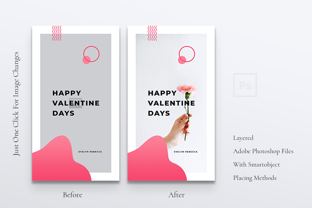 Happy Valentines Day Instagram Story, a Social Media Template by Rahardi Creative (Photo 4 of 6)