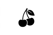 Cherry Stem Silhouette Set, an Object Graphic by Designer_Momina (Thumbnail 2 of 3)
