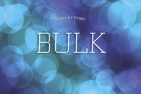 BULK font preview 4