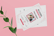 Classic Minimal Funeral Program, an Invitation Template by Creatiya Type (Thumbnail 6 of 6)
