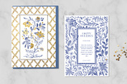 Christmas dreams. Blue & white, a Seasonal Illustration by olga.korneeva (Thumbnail 6 of 12)