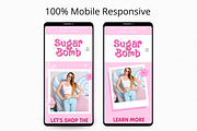 Pink Wix Website Template, a Wix Template by AdvertFox (Thumbnail 7 of 9)