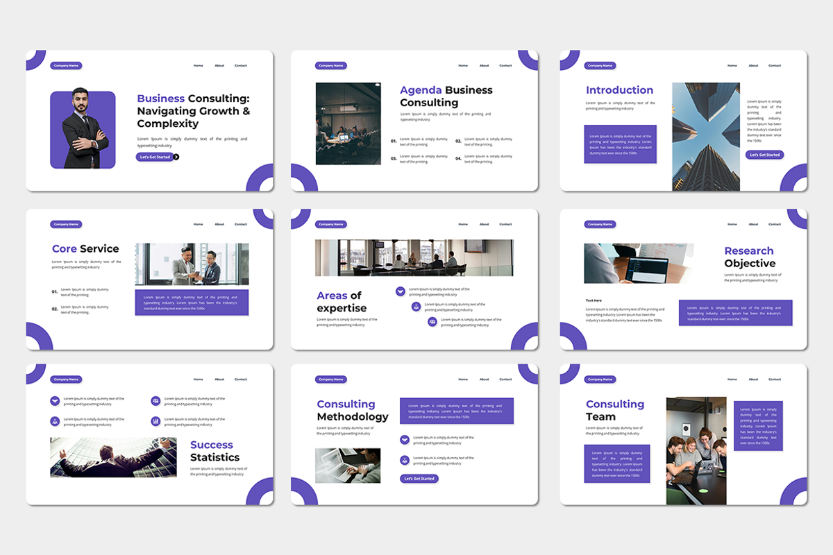 Business Consulting - Google Slides, a Presentation Template by Iqsiart Studio (Photo 2 of 3)
