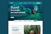 Travel Agency Landing Page, an UI Kit Template by CreativeShaper (Thumbnail 2 of 6)