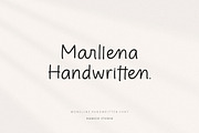 Marllena | Cute Handwritten Font, a Handwritten Font by Burhan Afif (Thumbnail 1 of 10)