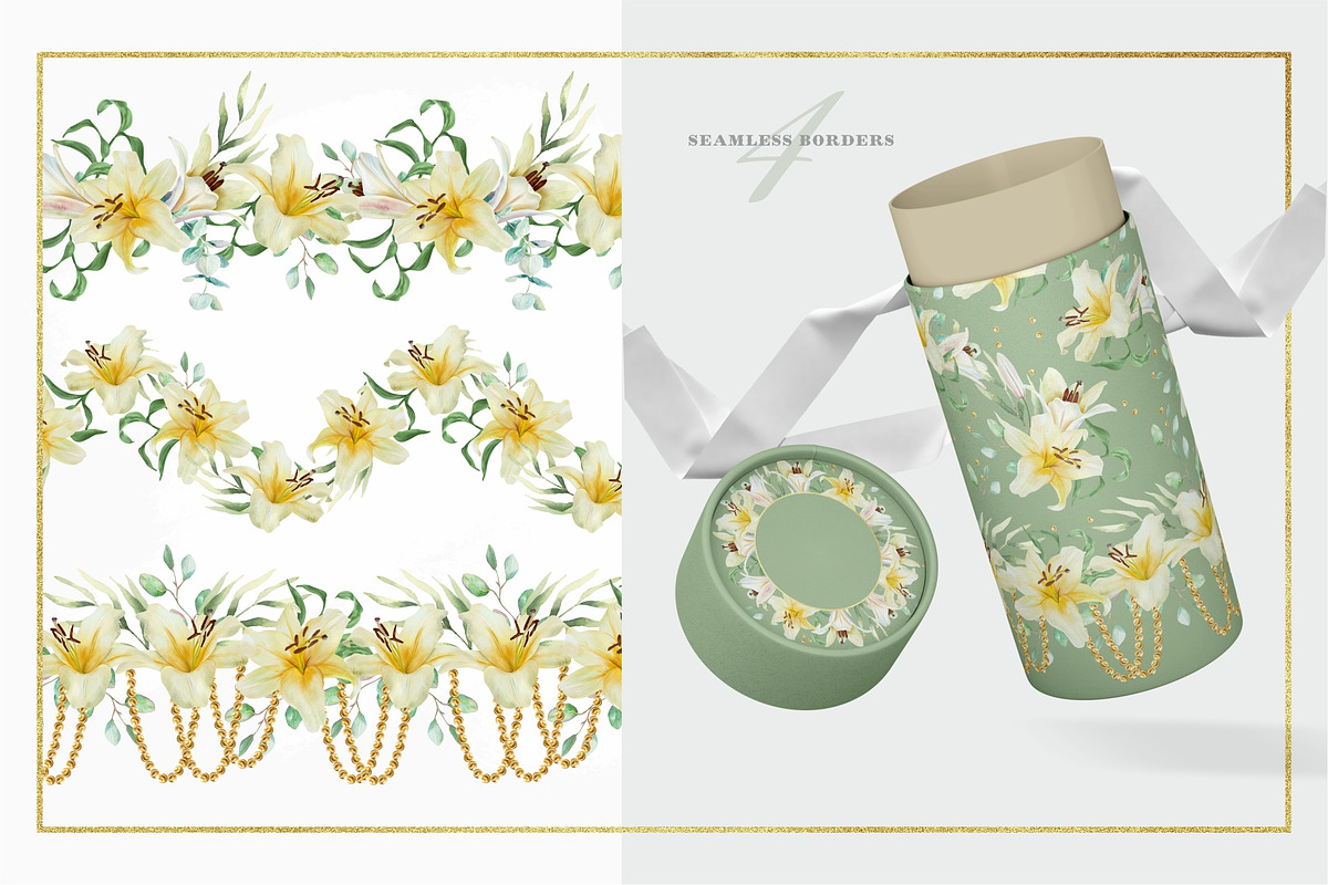 The Whisper of Lilies, a Decorative Illustration by Farida Bik (Photo 7 of 11)