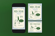 Mid Year Sale Flyer, a Flyer Template by graphicook (Thumbnail 3 of 3)