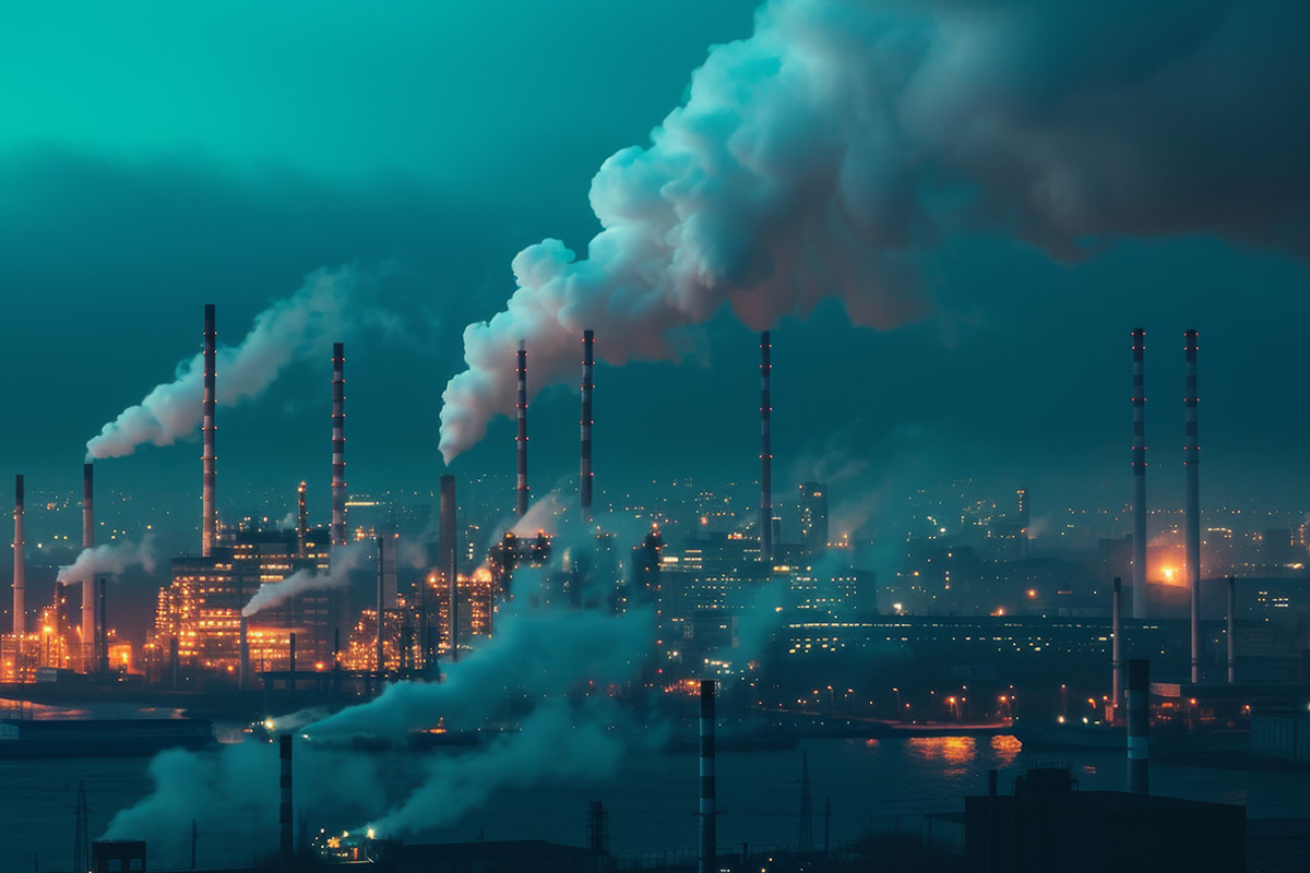 Factory Smoke - 56 images, an Industrial Photo by Handmadefont (Photo 3 of 11)