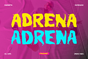 ADRENA, a Font by Pinisi ART (Thumbnail 1 of 10)