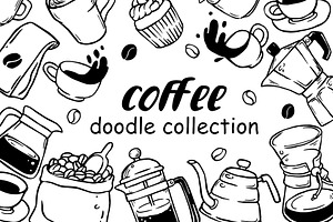 Coffee. doodle collection