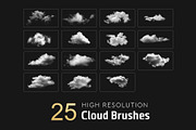 Cloud Photoshop Brushes, a Brush Add-On by Mohamed Saber (Thumbnail 2 of 4)