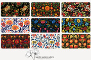 70 Khokhloma seamless pattern, a Pattern Graphic by Poppy Lane Studio (Thumbnail 7 of 10)