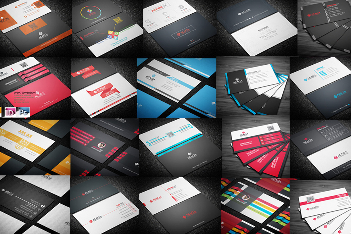 50 BUSINESS CARD (BUNDLE) ONLY $29, a Business Card Template by DesignGhar (Photo 3 of 5)