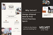 Velvet - Bold Feminine Wix Website, a Wix Template by Design Unique (Thumbnail 3 of 7)