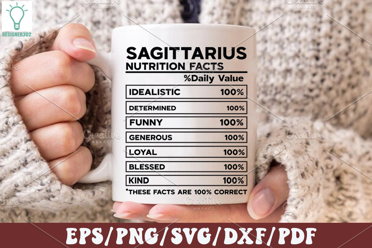 Zodiac Birthday Nutrition Facts SVG, a Graphic by Designer302 (Photo 10 of 13)