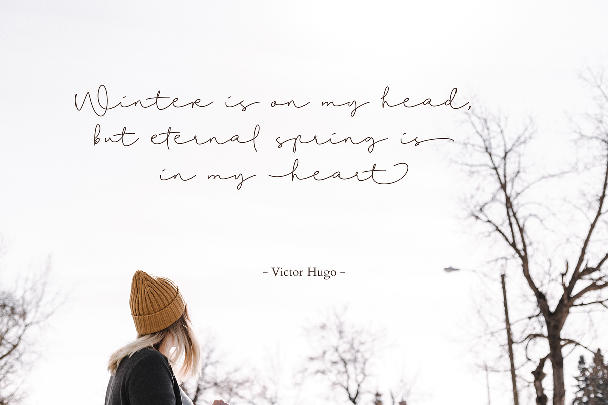 Elista // A Casual Handwritten Font preview 3