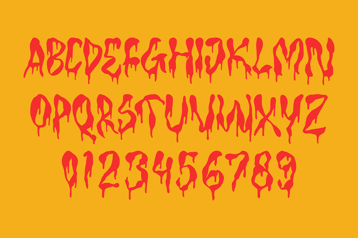 TF Bleedwax, a Handwritten Font by TeenageFoundry (Photo 5 of 6)