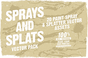 Sprays and Splats - Vector Pack