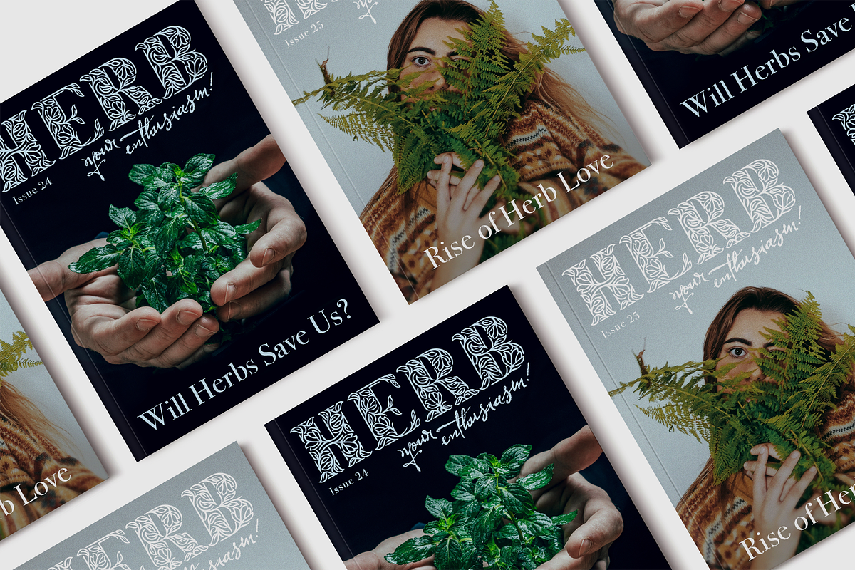 Halaman - Hand Lettered Display Font, a Font by Plainly Simple Store (Photo 2 of 7)