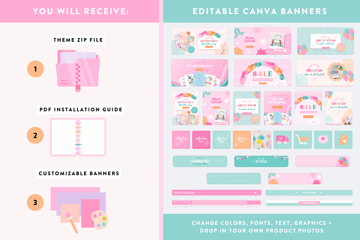 Bright Party Shopify Theme, a Shopify Template by Design Pixie (Photo 6 of 10)