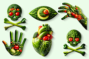 Vegetables Font, a Sans Serif Font by Handmadefont (Thumbnail 6 of 16)