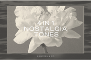 4 in 1 NOSTALGIA TONES, a Layer Style Add-On by Kristina&Co (Thumbnail 1 of 11)