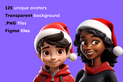 125 Animoji - Christmas Children, a Characters & Person 3D Model by Digital Blood (Thumbnail 2 of 9)