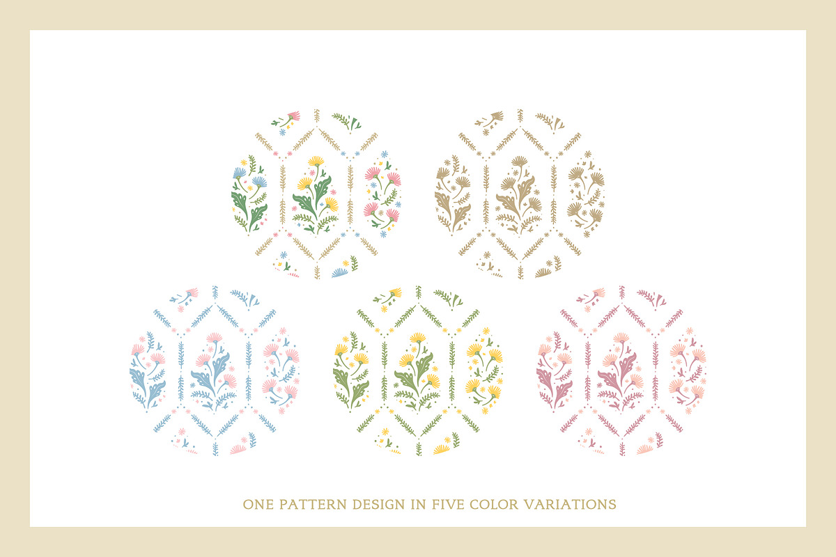 Cottagecore Pattern 2 Vintage Floral, a Pattern Graphic by Euonia Meraki (Photo 3 of 11)