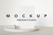 Minimal Greeting Card Mockup – ISO, a Product Mockup by OakstoneCreative (Thumbnail 1 of 8)