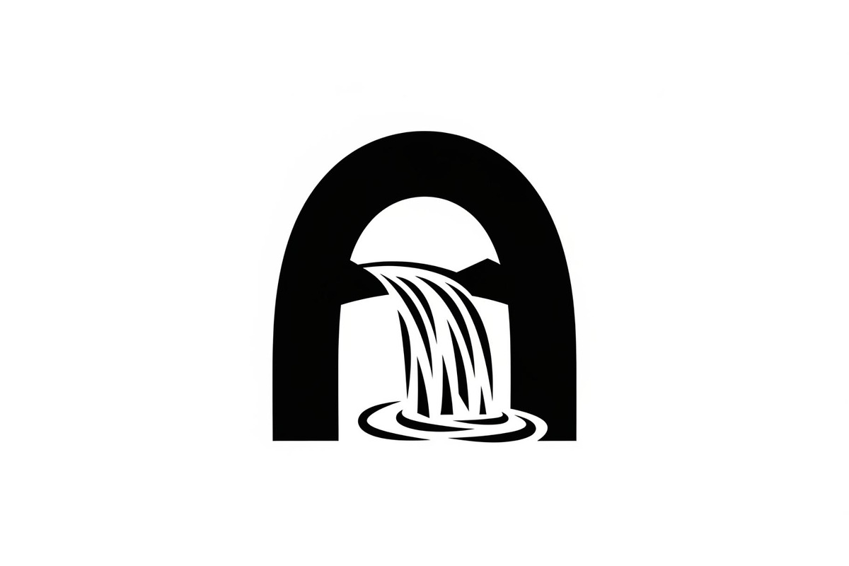 Waterfall Arch Landscape SVG Bundle, an Illustration by jahid234 (Photo 17 of 31)
