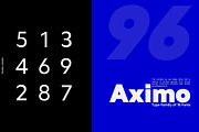 Aximo | Geometric Sans Serif, a Sans Serif Font by Zane Studio (Thumbnail 12 of 12)