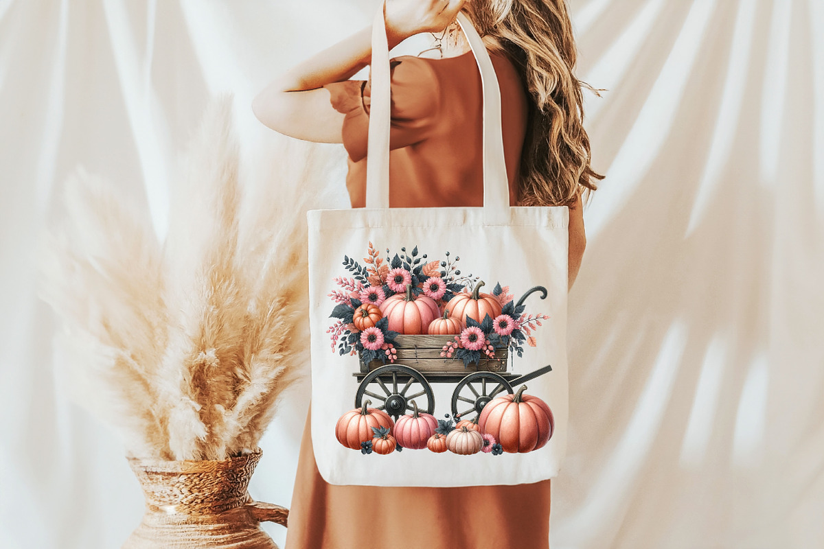 Watercolor Pink and Black Autumn, an Illustration by Pixels.Craft (Photo 6 of 7)