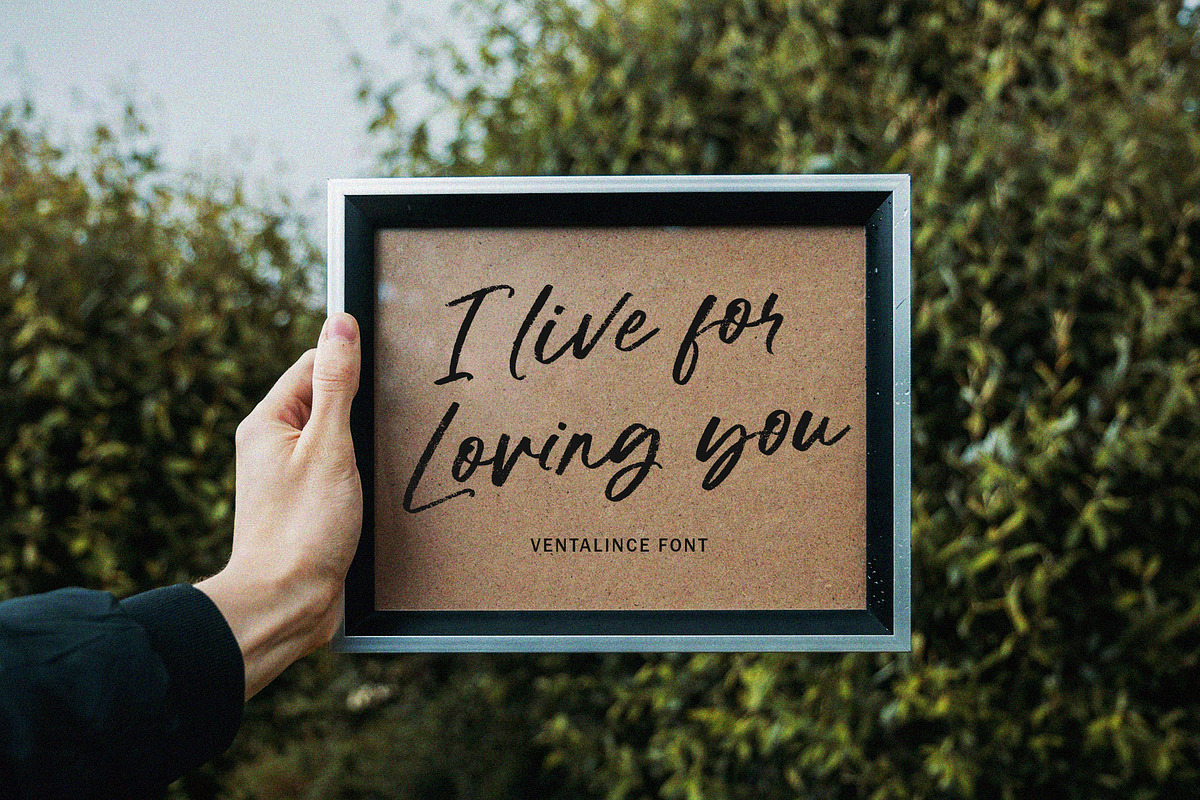 Ventalince - Handwritten Brush Font, a Handwritten Font by Myn Type (Photo 10 of 15)