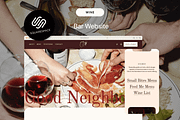 Wine Bar/Venue Website Template, a Squarespace Template by WebInAWeek (Thumbnail 1 of 6)